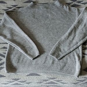H&M+Gray mock neck sweater